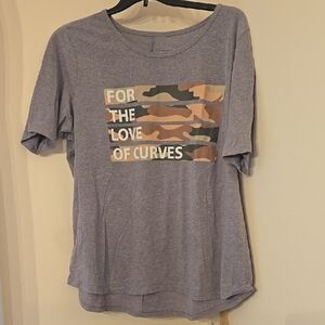 Women's Gray Graphic Tee